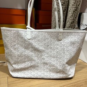 COPY - COPY - GOYARD St. Louis PM Tote Canvas Leather